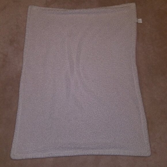 Pink White Embossed Chevron Baby Blanket Lovey Walmart Girl Fleece Sherpa Soft - Picture 6 of 6